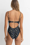 Fleur Floral One Piece / Black