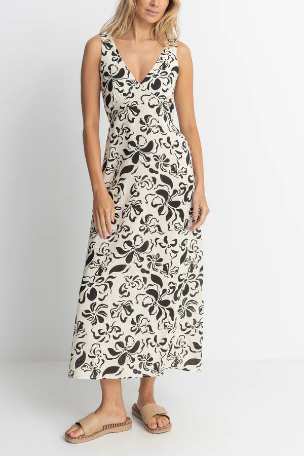 Sundance Floral Maxi Dress / Natural