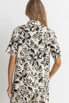 Sundance Floral Short Sleeve Shirt / Natural