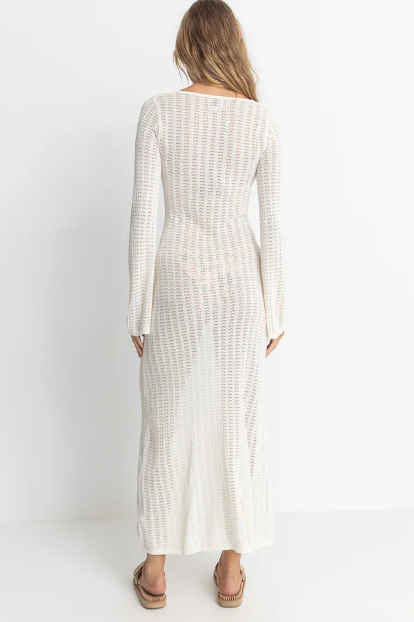 Georgia Knit Maxi Dress / White