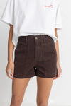 Fatigue Corduroy Short / Chocolate