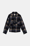 Bowery Women's Long Sleeve Flannel / Black Sesame