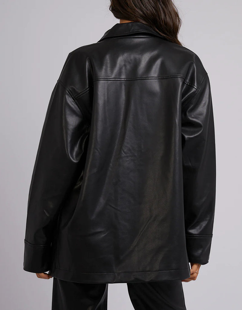 Eve Luxe Shacket / Black