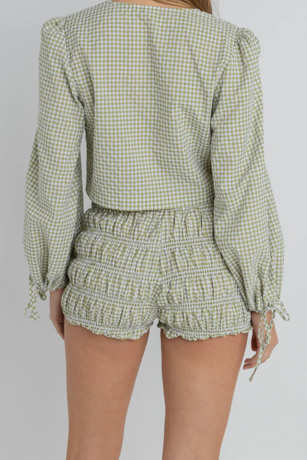 Lana Blouston Top / Green