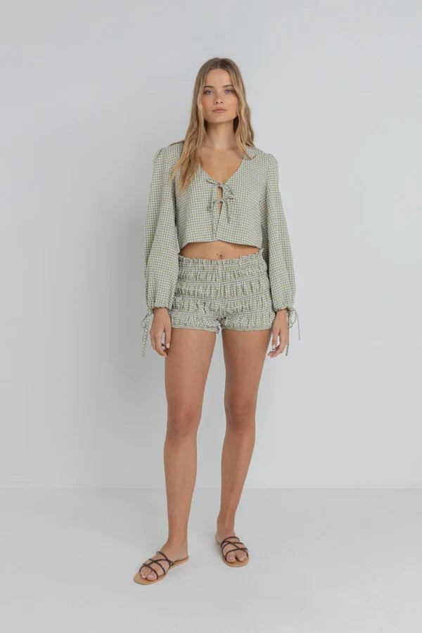 Lana Blouston Top / Green