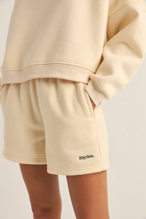 Logo Fleece Shorts / Oatmeal