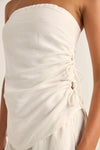 Frankie Strapless Top / White