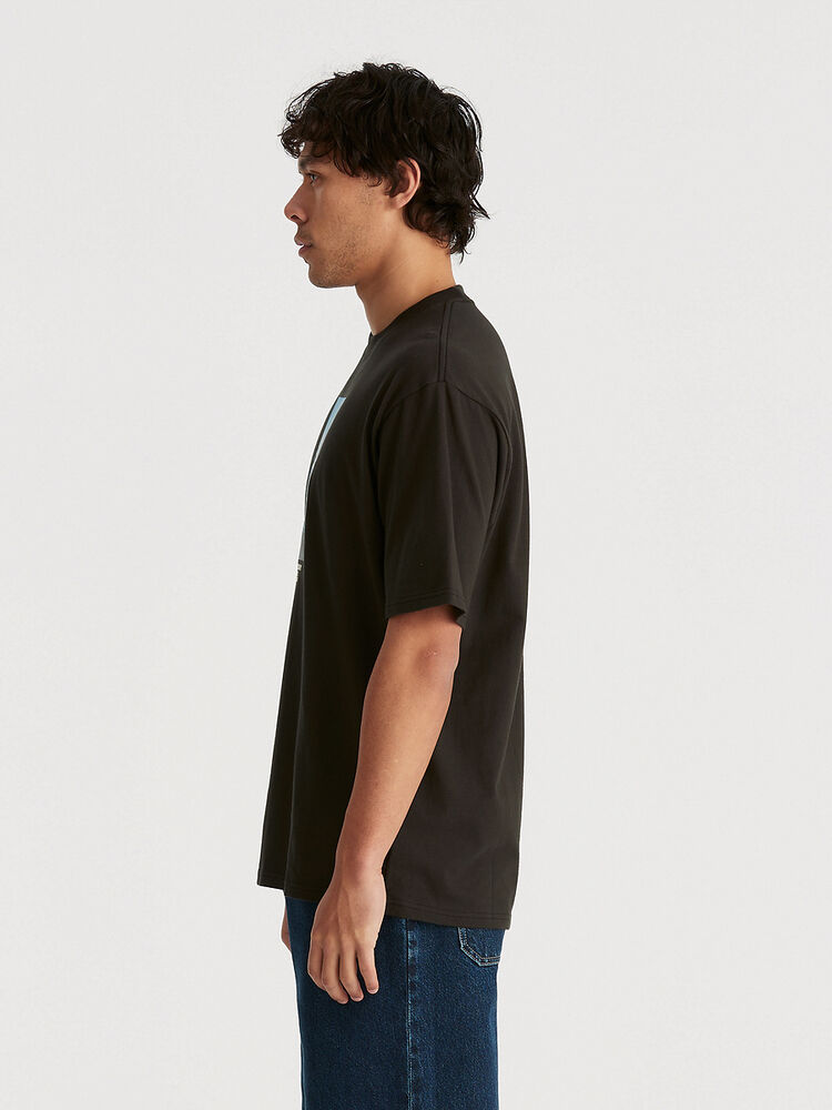 Billboards Baggy Tee / Worn Black