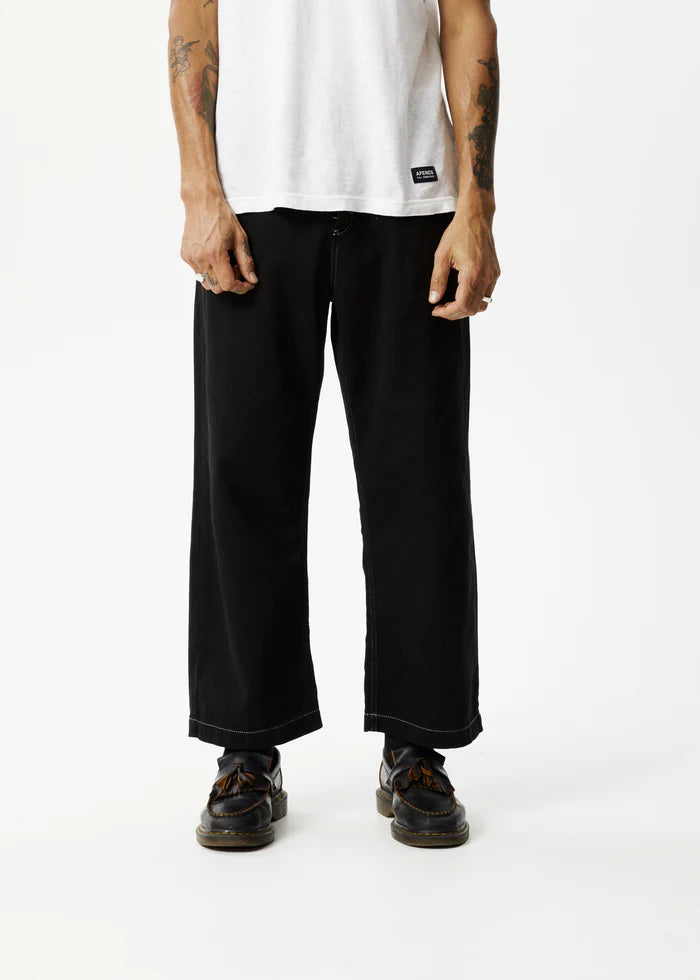 Pablo Recycled Baggy Pants / Black