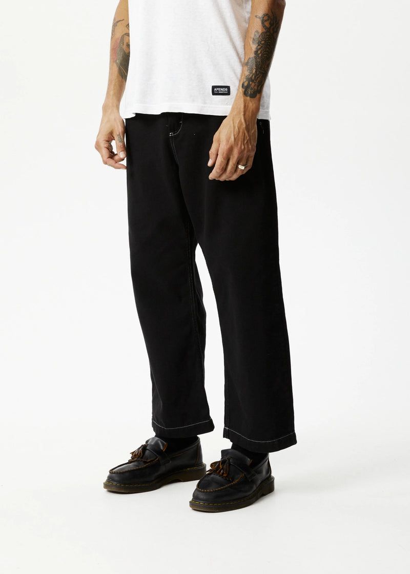 Pablo Recycled Baggy Pants / Black