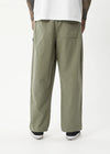 Ninety Eights - Baggy Elastic Waist Pants / Olive