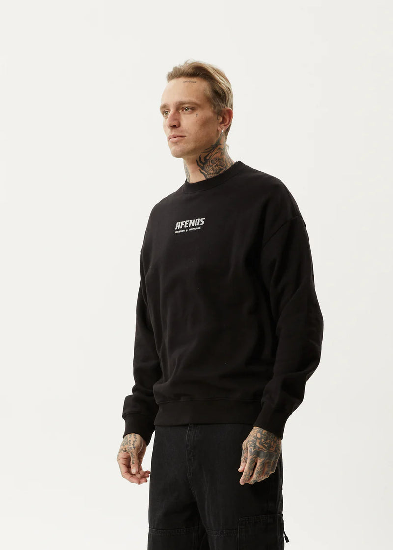 Questions Crew Neck / Black