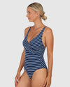 All Aboard D-E Wrap One Piece / Indigo