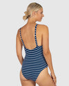 All Aboard D-E Wrap One Piece / Indigo