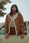 Reserve Shearling Jacket / Caramel