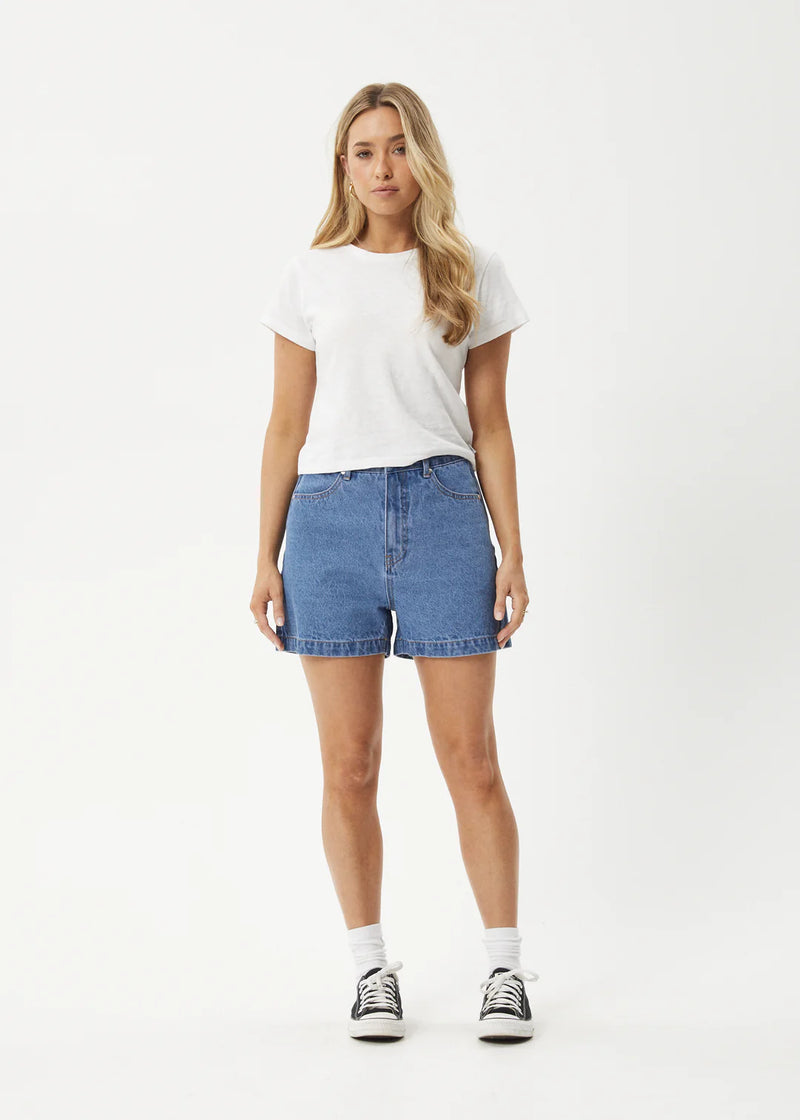 Seventy Threes Hemp Denim Shorts / Worn Blue`