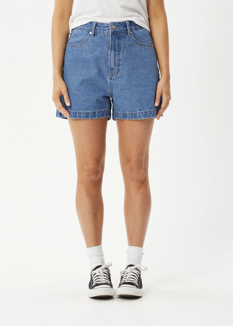 Seventy Threes Hemp Denim Shorts / Worn Blue`