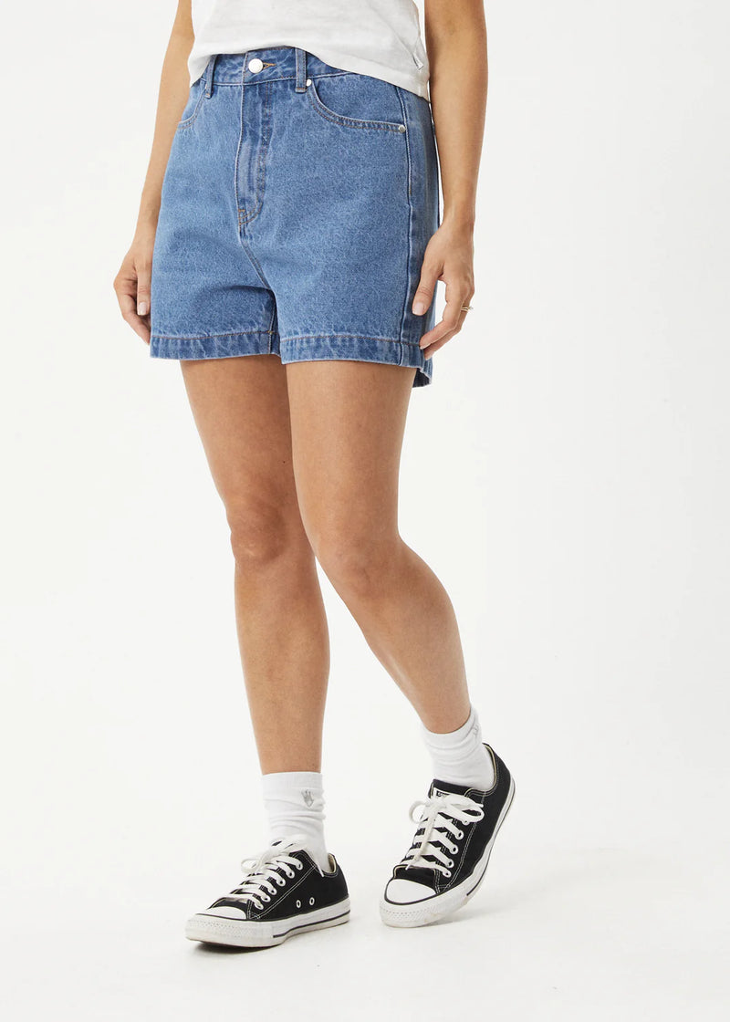 Seventy Threes Hemp Denim Shorts / Worn Blue`