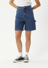 Emilie Hemp Denim Workwear Short / Authentic Blue