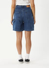 Emilie Hemp Denim Workwear Short / Authentic Blue