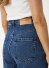 Emilie Hemp Denim Workwear Short / Authentic Blue