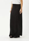 Grace Cupro Maxi Skirt / Black