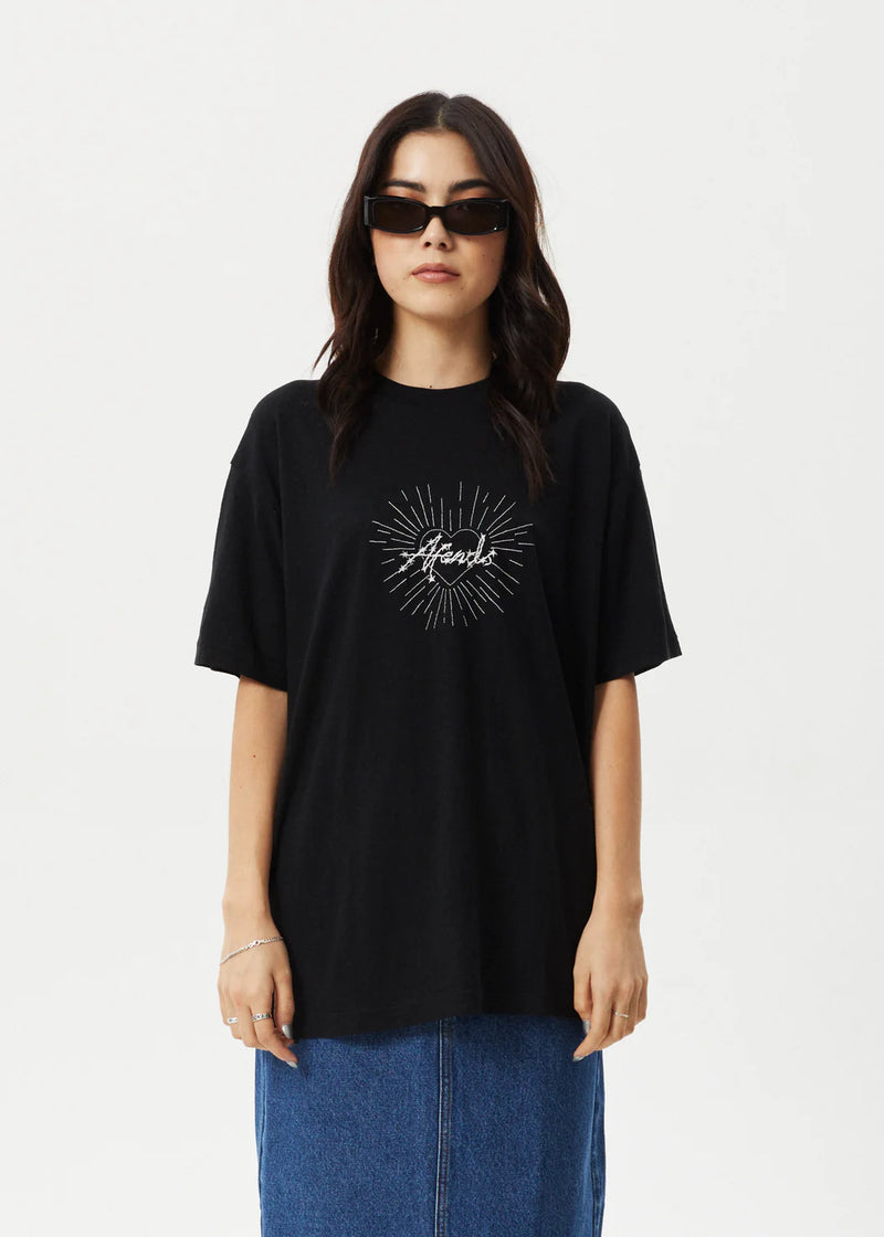 Pulse Hemp Oversized Tee / Black