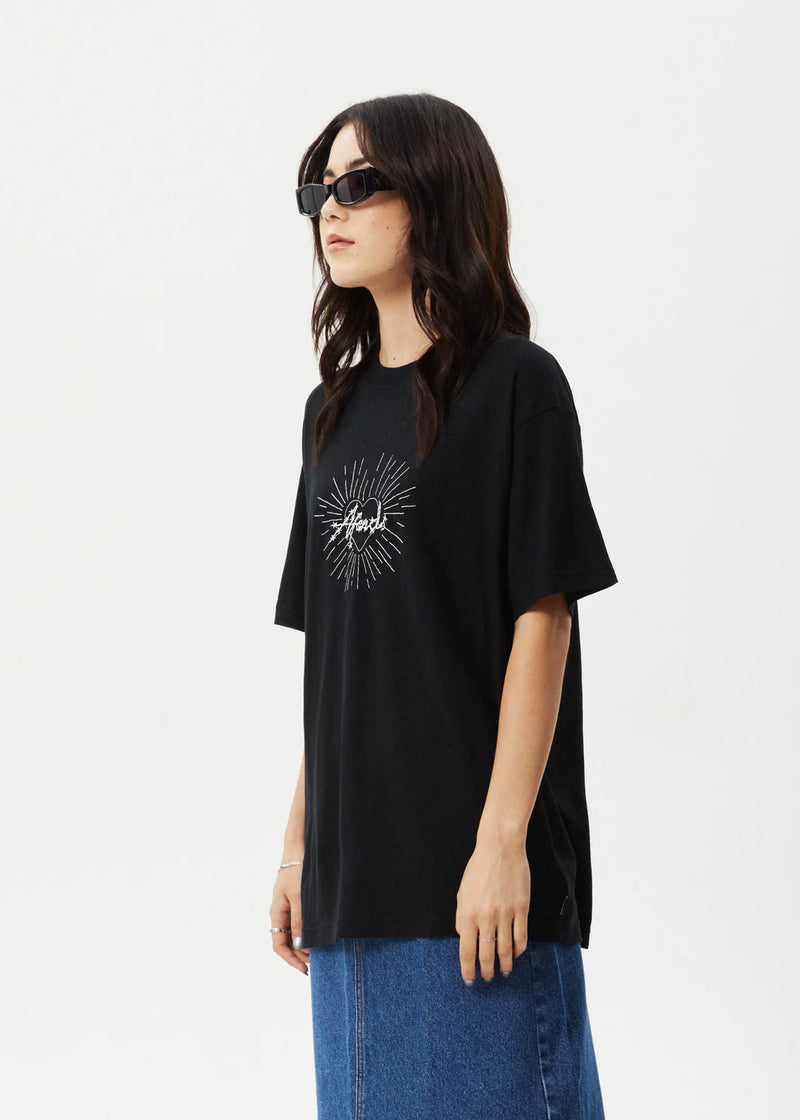 Pulse Hemp Oversized Tee / Black