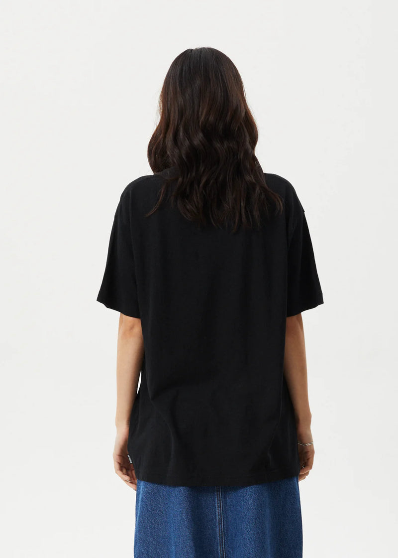 Pulse Hemp Oversized Tee / Black