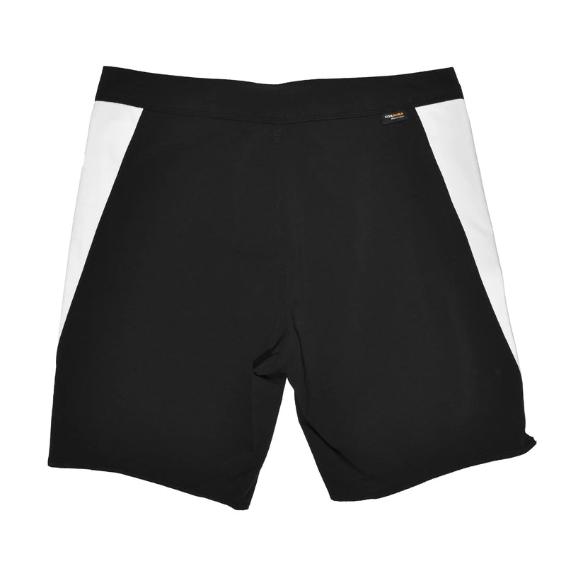 F1 Burgee Cordura Boardshort - Black / White